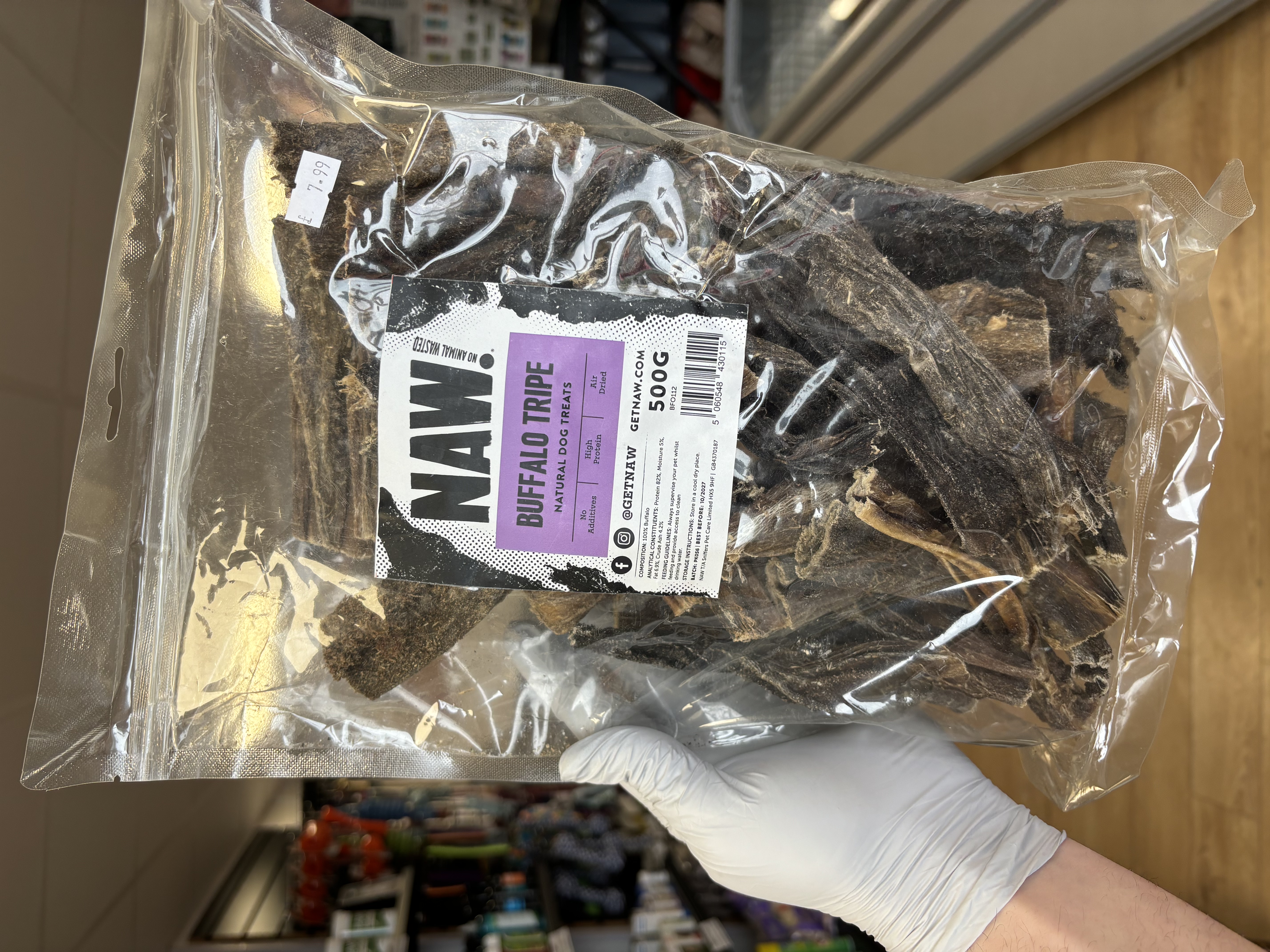 NAW! Tripe Sticks 500g 