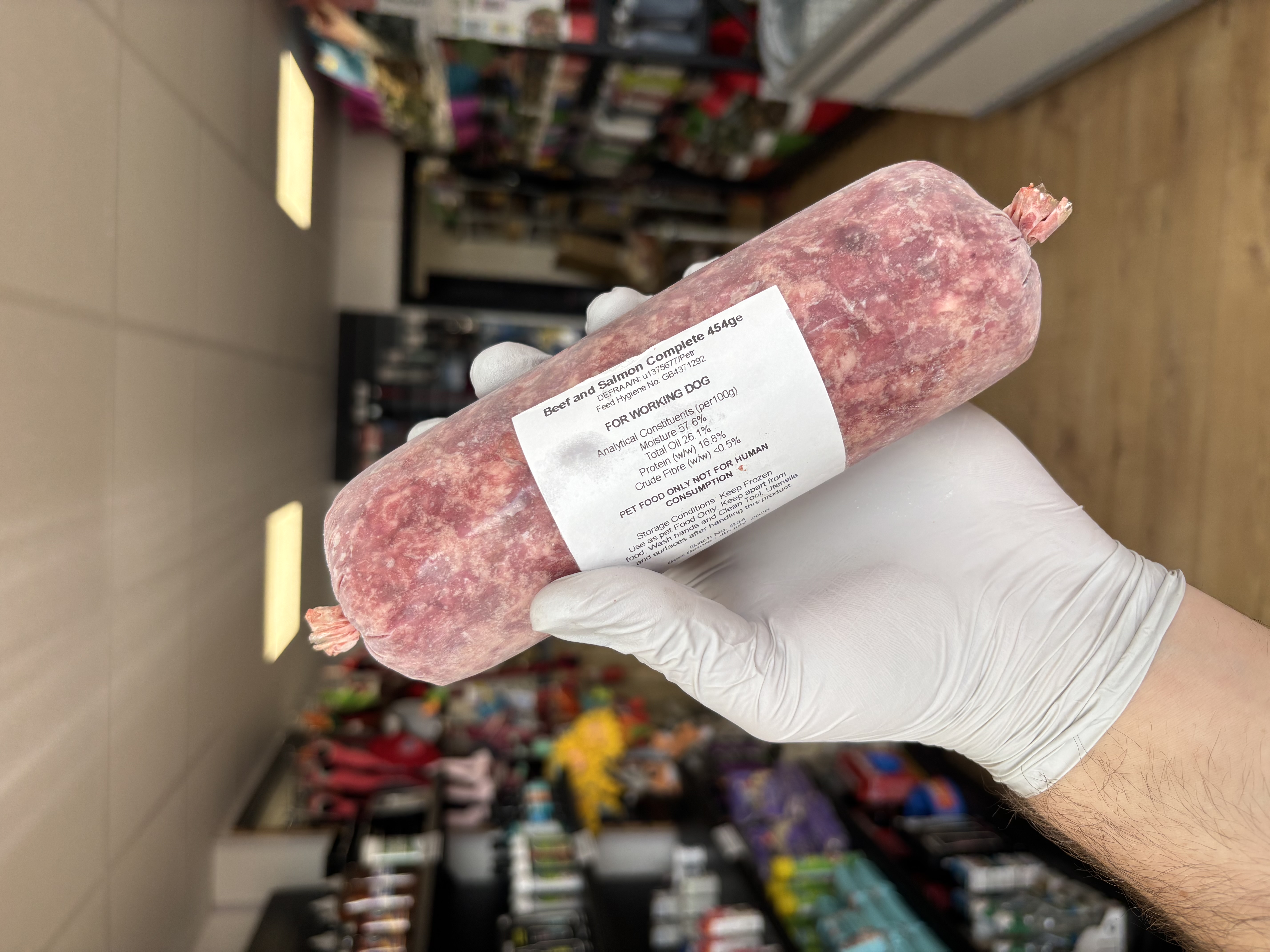 Top Raw Leeds Beef & Salmon 