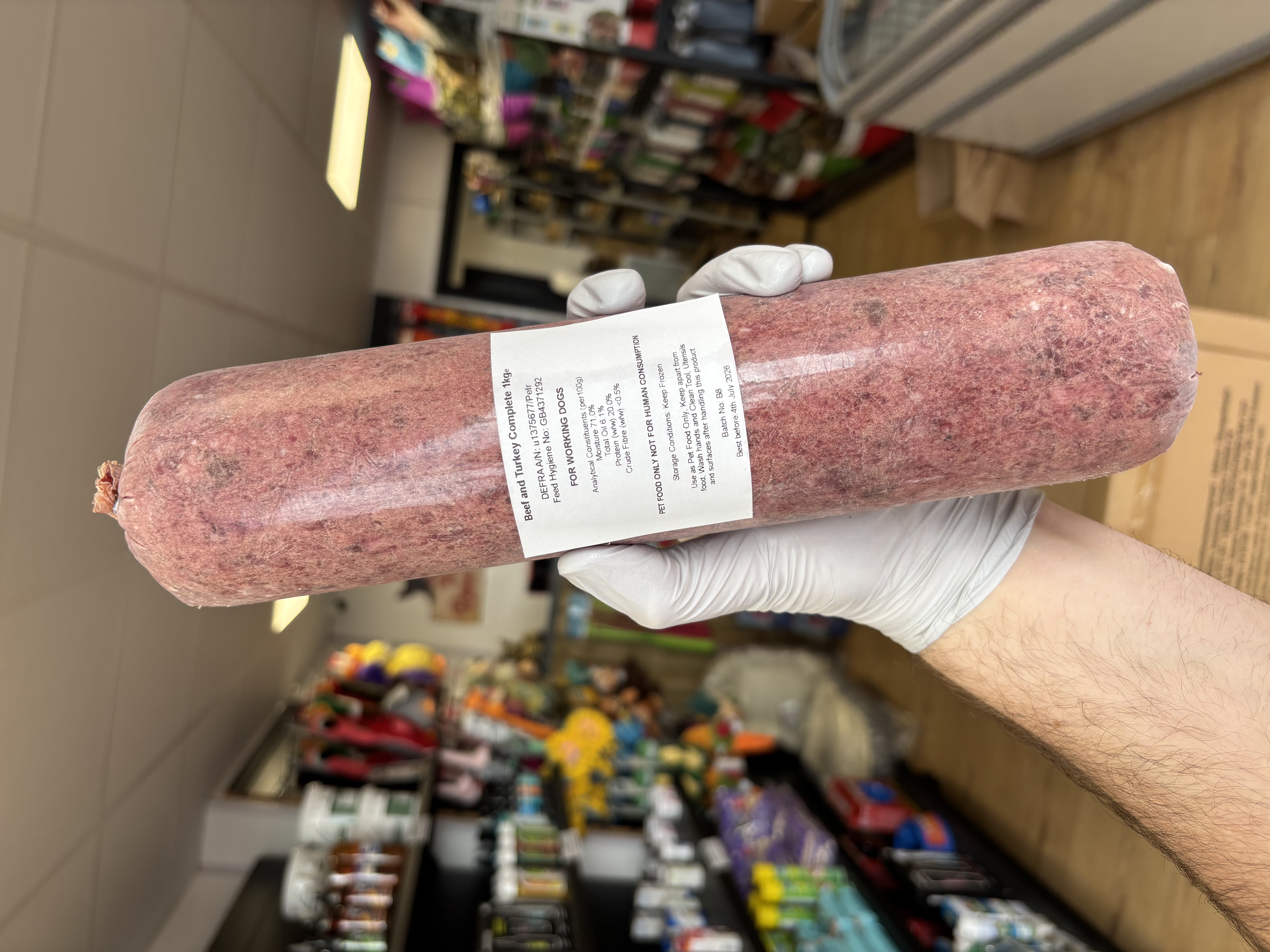 Top Raw Leeds Beef & Turkey 