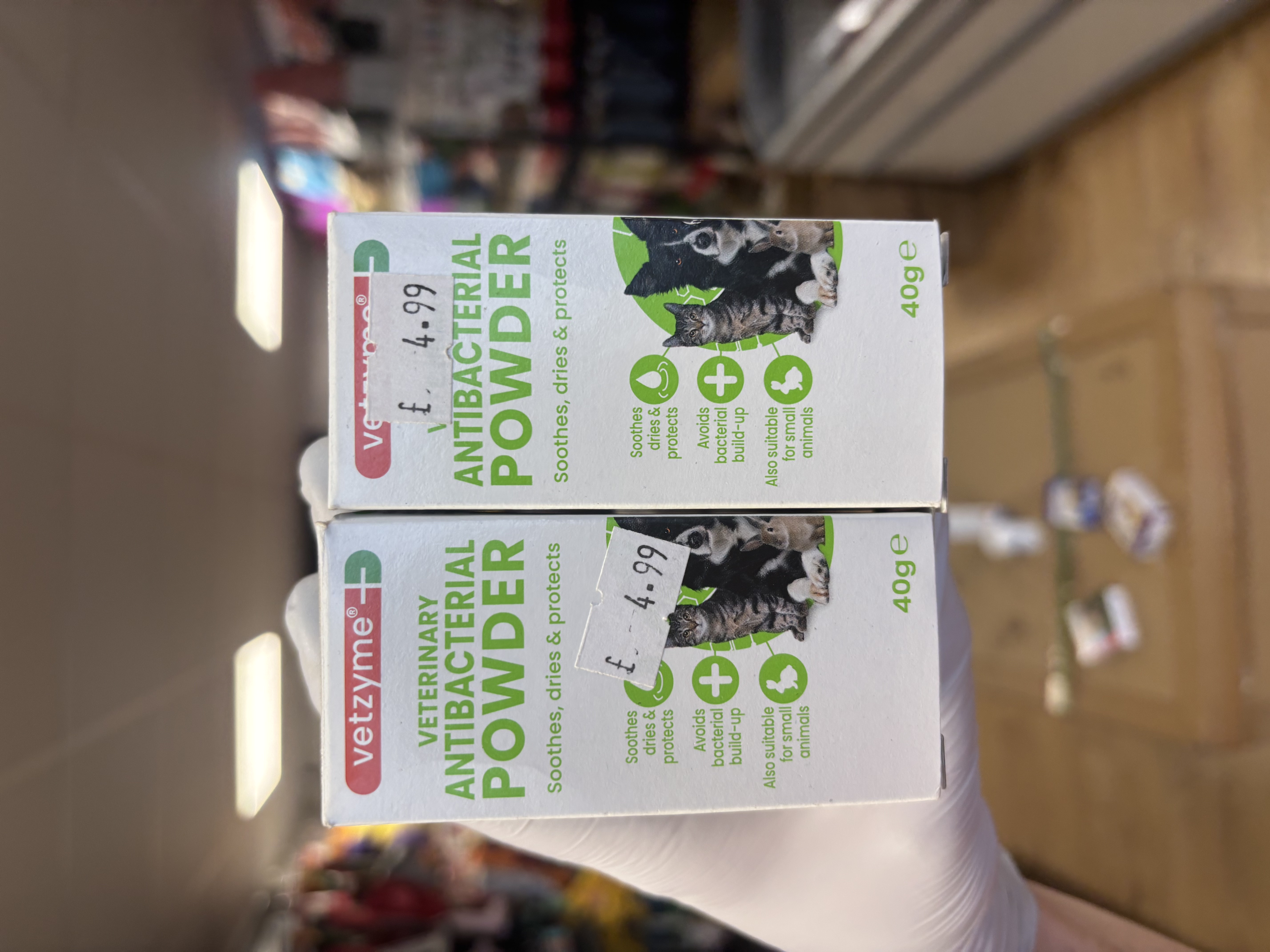 Vetzyme Antibacterial Powder for Pets 40g