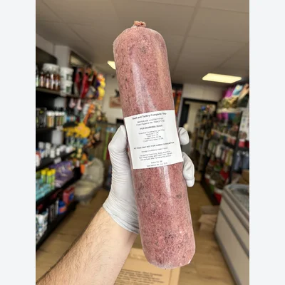 Top Raw Leeds Beef & Turkey 