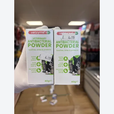Vetzyme Antibacterial Powder for Pets 40g